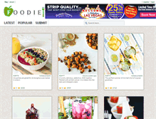 Tablet Screenshot of foodieportal.com